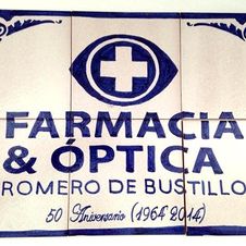 Farmacia & Óptica Romero de Bustillo grabado
